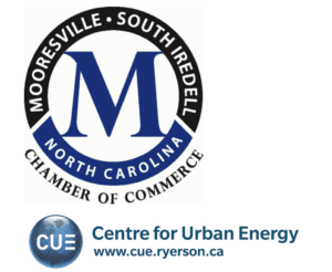 Chamber of Commerce of Mooresvile, South Iredell and Centre for Urban Energy  Logos